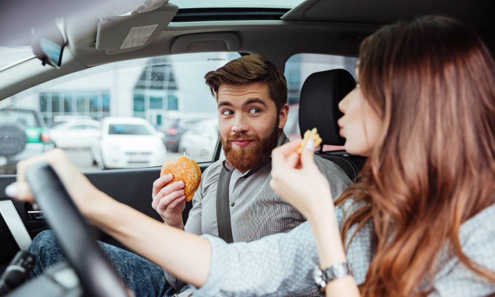¿Qué comer antes de conducir?